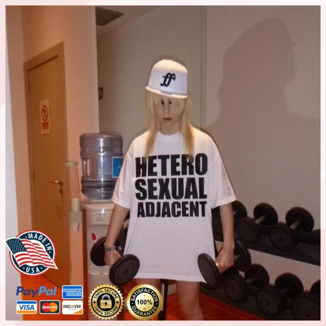 Original Heterosexual Adjacent Tee Shirt Dorian Electra Merch Shop Store