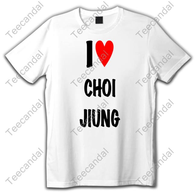I Love Choi Jiung Hooded Sweatshirt Jiungzgf