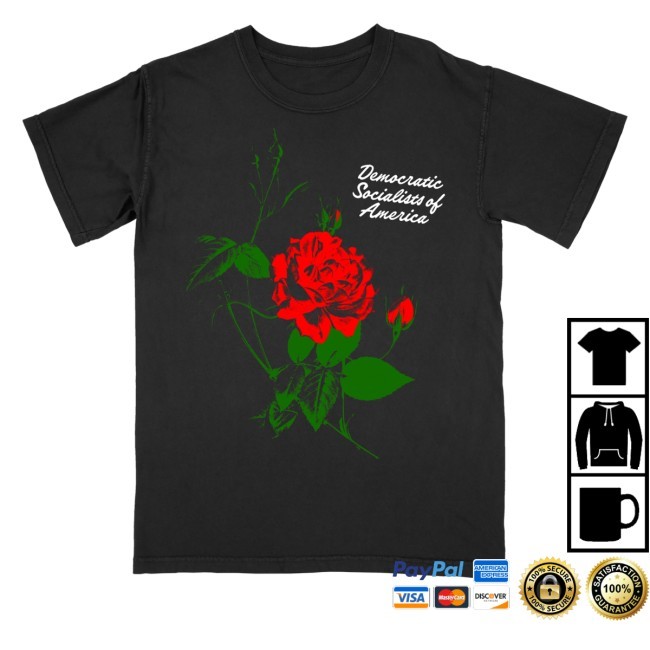 Ronin Rose Tee Shirt Democratic Socialists Of America Merch Store