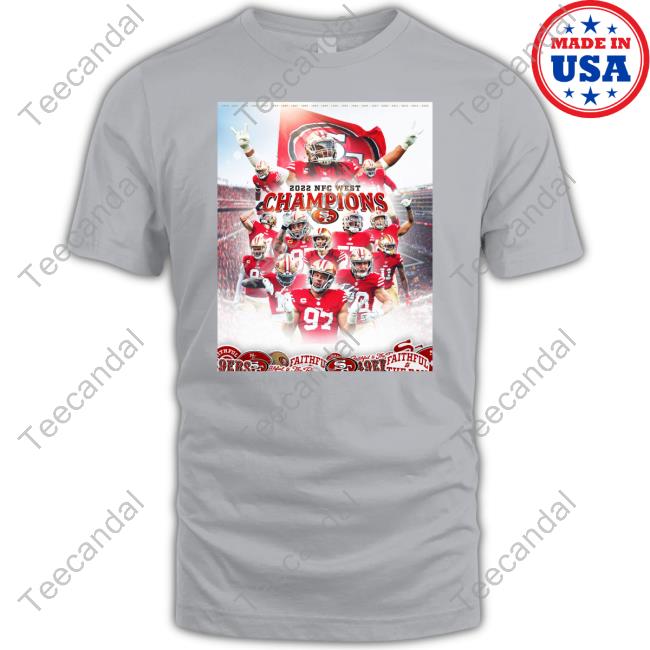 2022 NFC West Champions San Francisco 49Ers Long Sleeve Tee Shirt