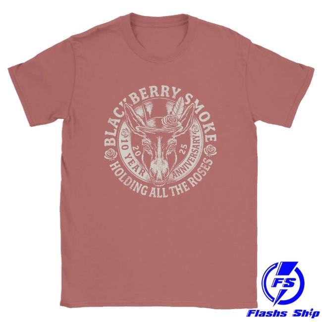 Blackberry Smoke Merch Hatr 10 Year Anniversary Classic Shirt