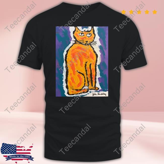 John Hinckley Merch Original Cat Painting New Shirt