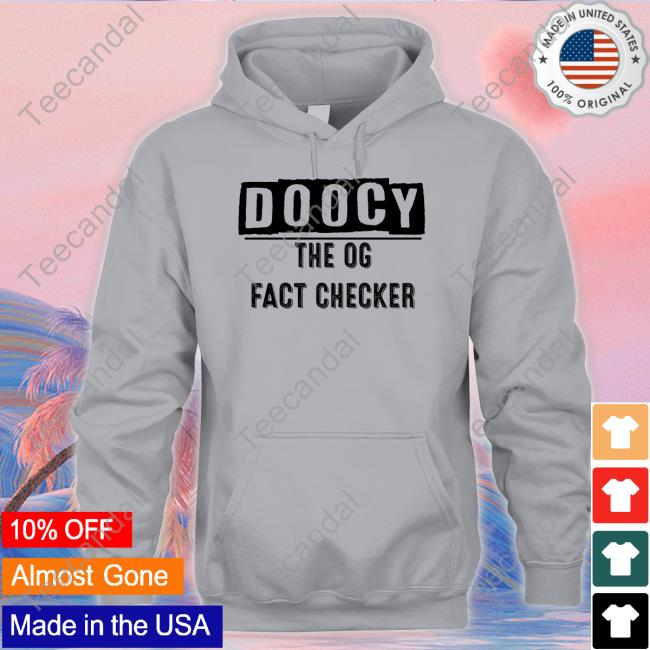 Irishpeachbackup Doocy The Og Fact Checker Sweatshirt