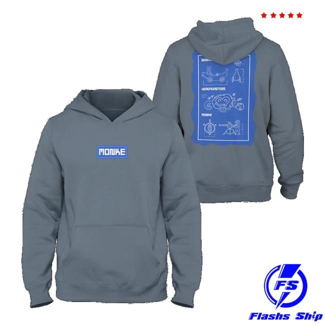 Monke Clothing Merch Store Blueprint Monke Tee