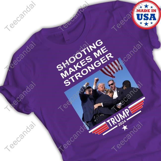 Fearbuck Shooting Makes Me Stronger Trump Hoodie