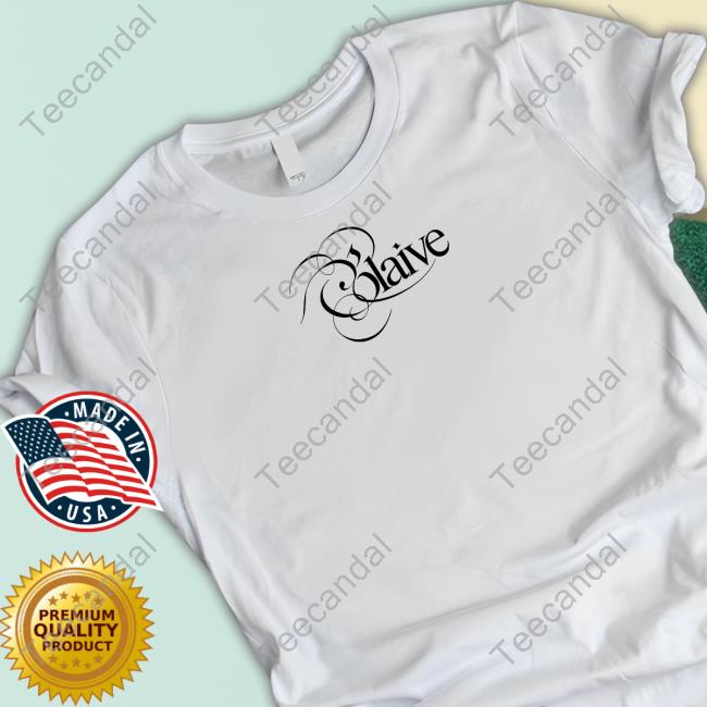Glaive Music White Logo Tee Shirt