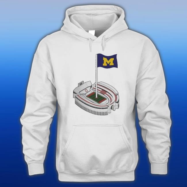 Michigan Flag Ohio Stadium The Shoe Tee