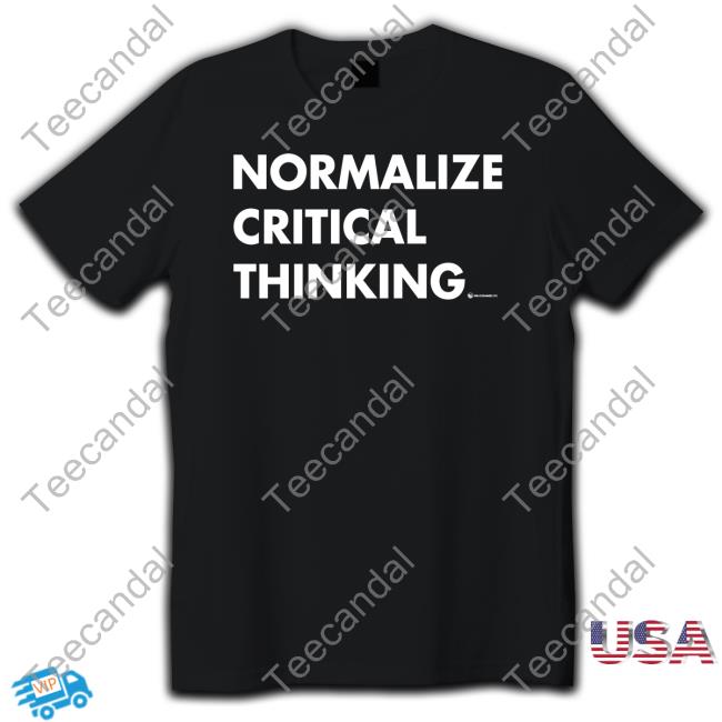Wearechange Luke Rudkowski Normalize Critical Thinking Shirt