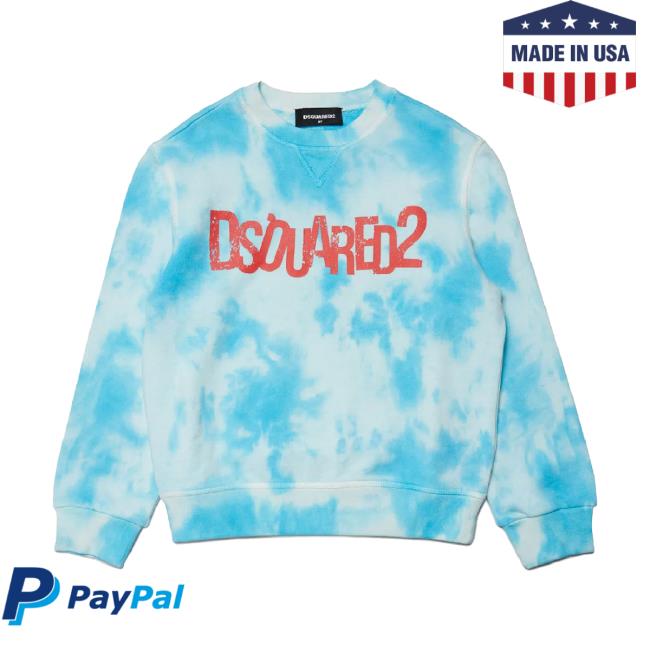 Original Nickis Merch Store Dsquared2 Unisex Sweatshirt Relax Blue Nickis Shop