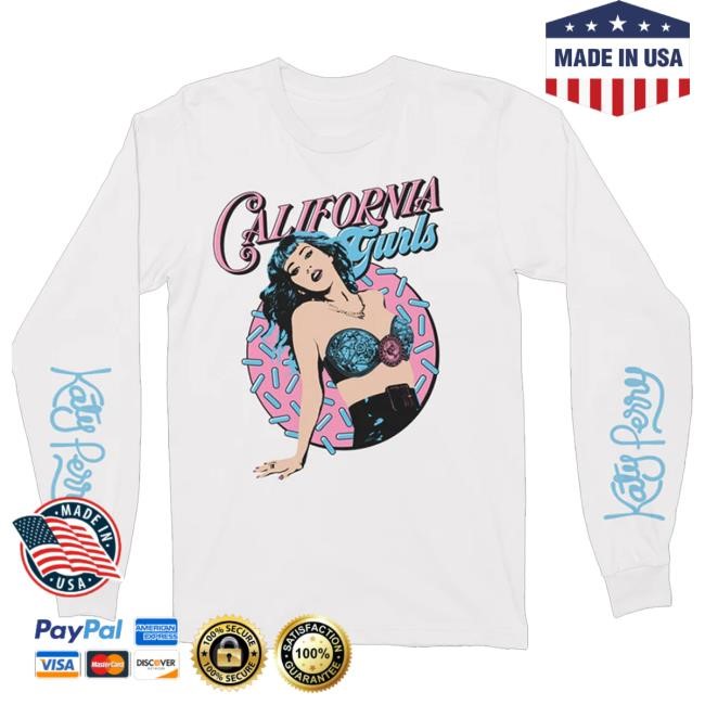 Katy Perry Merch California Gurls Long Sleeve Hooded Sweatshirt