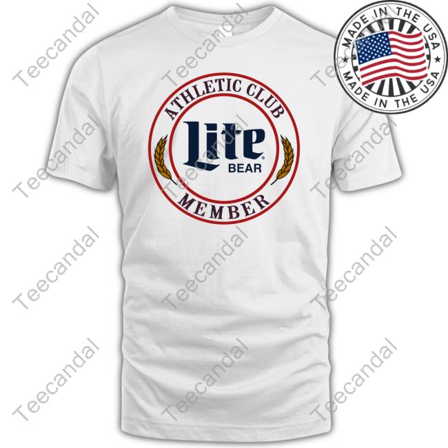 Miller Lite Athletic Club Lite Beer Member Shirt Miller Lite Athletic Club Lite Beer Member Sweatshirt