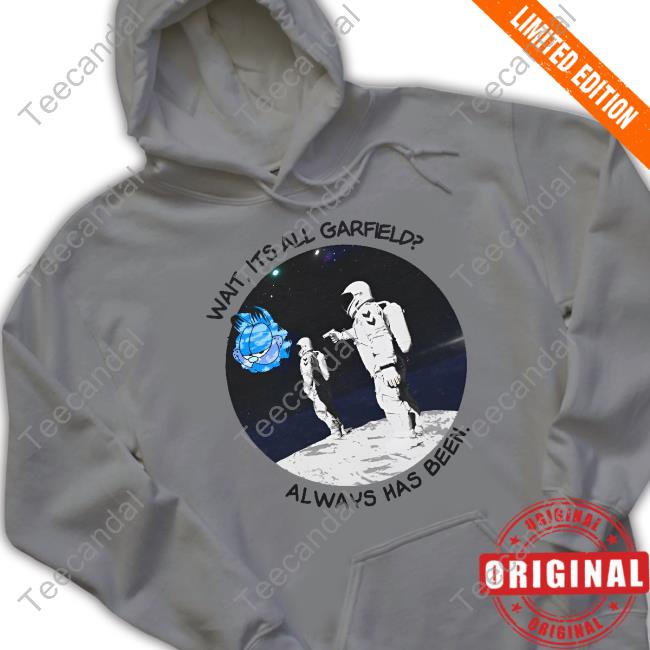 The Good Shirts Wait Its All Garfield Always Has Been T-Shirt