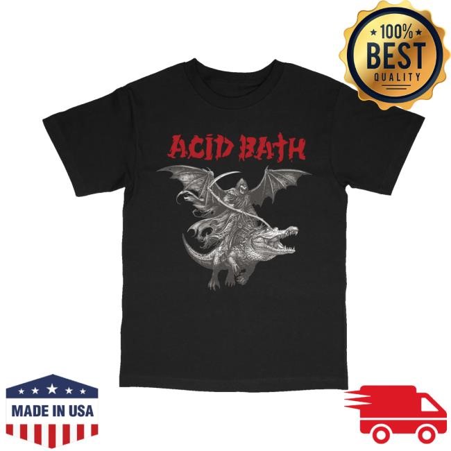 Acid Bath Official Merch Alligator Shirt