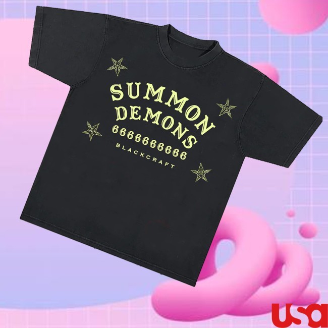 Blackcraft Clothing Merch Store Summon Demons Glow Shirt