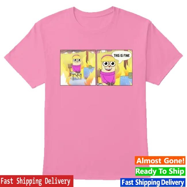 Official Maxdesignpro Merch This Is Fine Hoodie