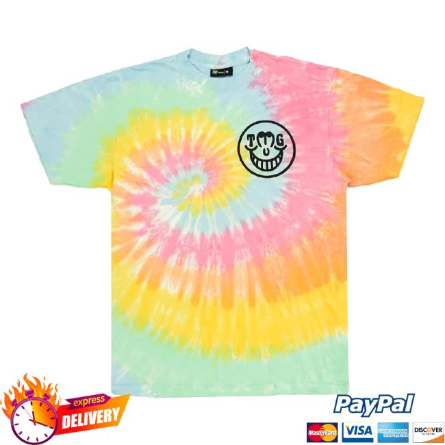 Trending Tmg Studios Merch Store Smiley Tie-Dye T-Shirt Tmgstudios Shop