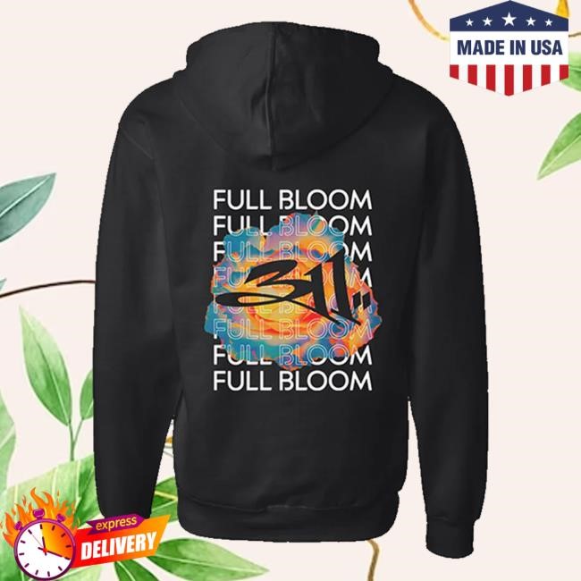 311 Merch Store Full Bloom Zip Up Long Sleeve Shirt