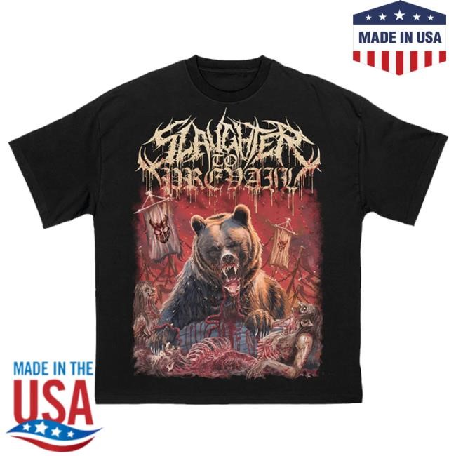 Official First Blood Merchandise Merch Store Slaughter To Prevail - Bear Sweatshirt
