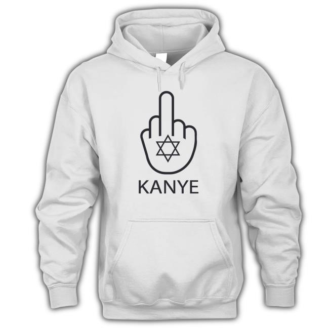 Middle Finger Kanye Hooded Sweatshirt