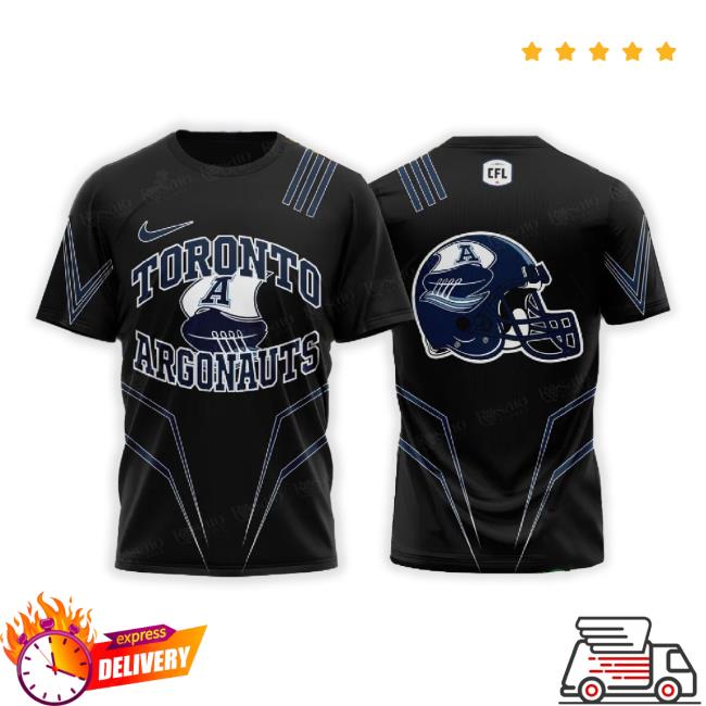 Cfl Toronto Argonauts Black 3D Unisex Sweatshirt