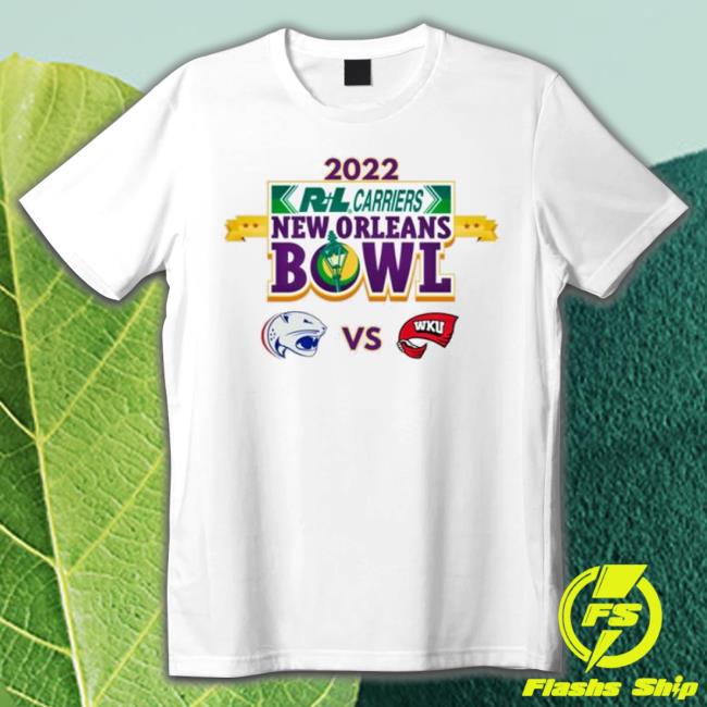 Original South Alabama Vs Western Kentucky 2022 R+L Carriers ​New Orleans Bowl Tee