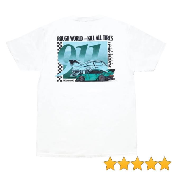 Hoonigan Merch Hoonigan X Rwb Rough World Kill All Tires Sweater