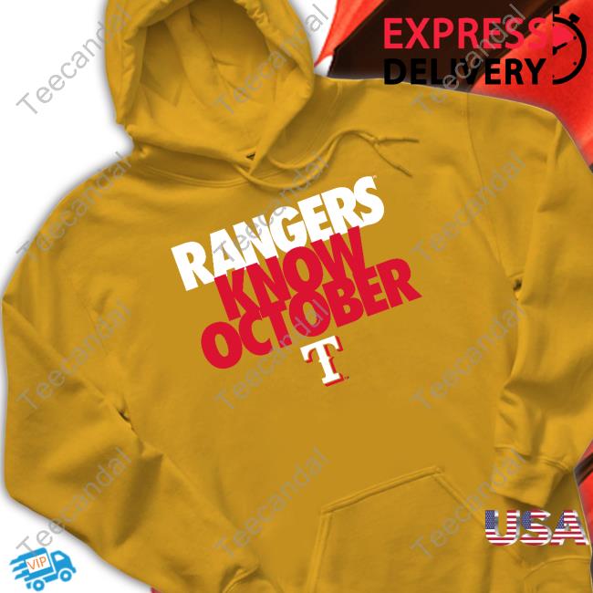 Patrick Mclellan Rangers Know October T Shirt Texas Rangers