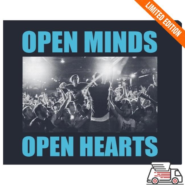 Bane Official Merch Open Minds Open Hearts New Shirt