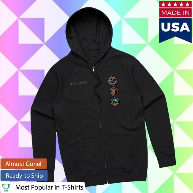 Trending Prettylightsmusic Merch Store Check Your Vector Zip Hoodie