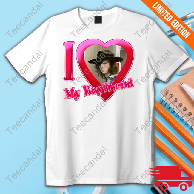 Official I Love My Boyfriend Carl Grimes Hooded Sweatshirt Printfuze Store