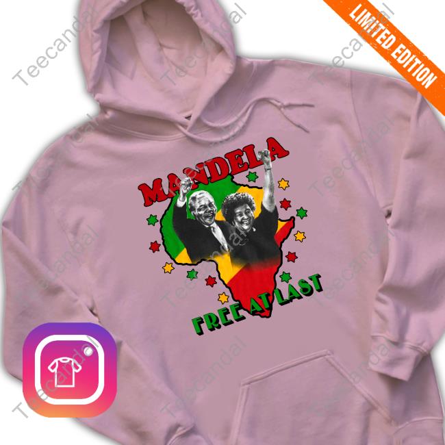 24Kgoldn 90S Nelson Mandela Free At Last Tank Top Mandela Free At Last Hoodie