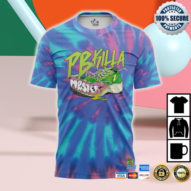 Zeal 'Pb Killa Monster' Blue Tie Dye Hoodie