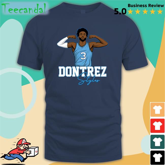 Unc North Carolina Dontrez Styles X The Players Trunk Shirt