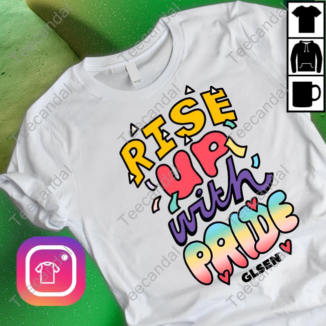 Wilson Cruz Rise Up With Pride Glsen Tee Shirt