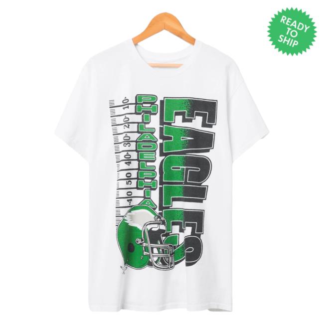 Official Junk Food Apparel Clothing Store Shop Junkfoodclothing Philadelphia Eagles Helmet Yardage Flea Market Tshirt