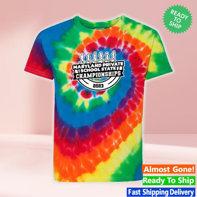 2023 Maryland Private School State Championships Tie Dye Hoodie