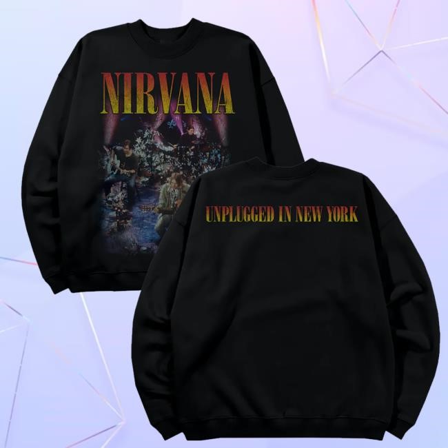 Unplugged In New York 30Th Anniversary Crewneck Hooded Sweatshirt