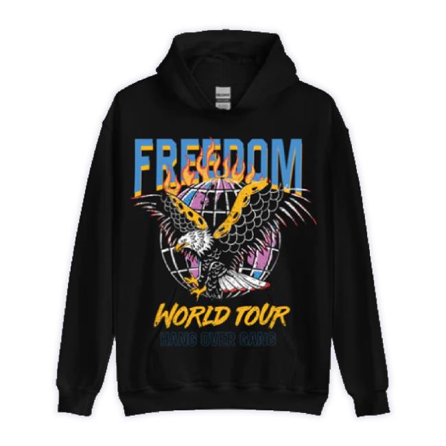 Official Hang Over Gang Merch Store Freedom World Tour Sweatshirt Hangovergangofficial Shop