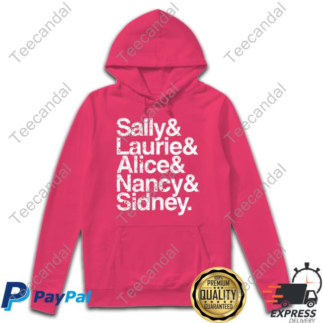 Ice Nine Kills Hall Of Fame Sally & Laurie & Alice & Nancy Sidney Hoodie Sweatshirt Ink Merch Hall Of Fame Sally & Laurie & Alice & Nancy Sidney Hoodie