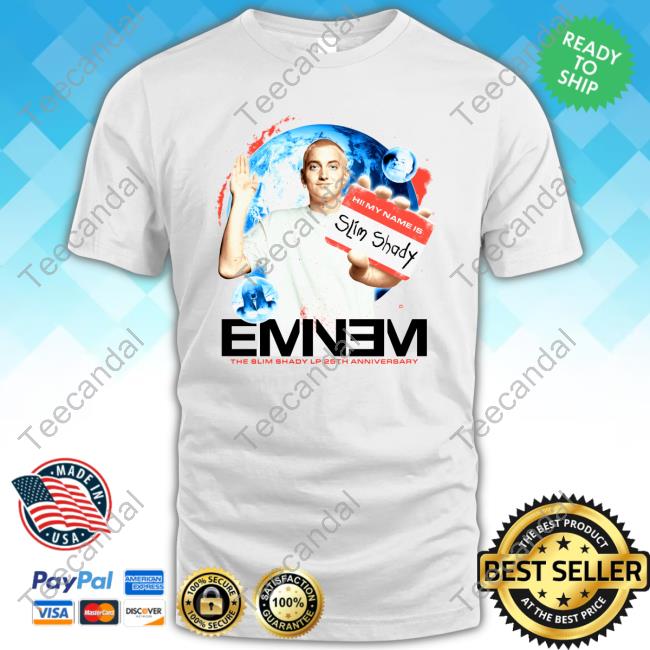 Marshall Mathers Eminem Sslp25 Name Tag Shirt