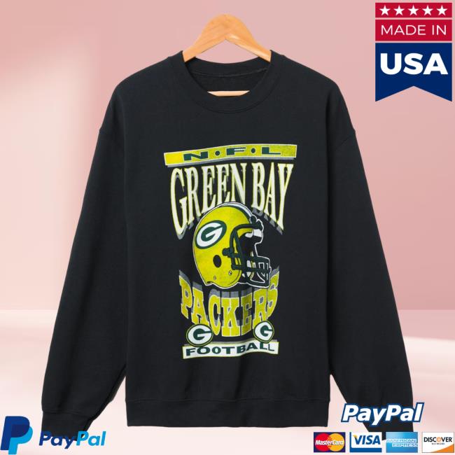 Official Junk Food Apparel Clothing Store Shop Junkfoodclothing Green Bay Packers Football Helmet Flea Market Hooded Sweatshirt