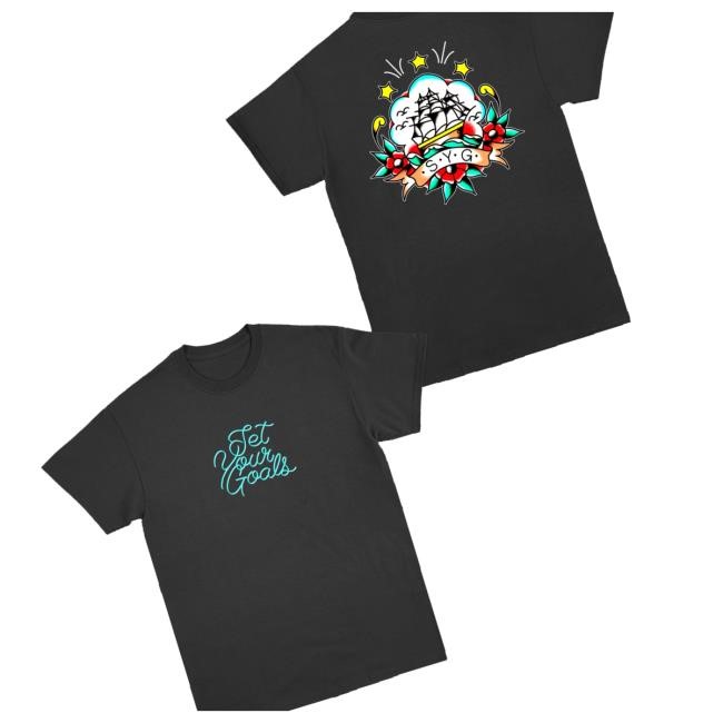 Some Merch Co Set Your Goals Mutiny Tee Shirt