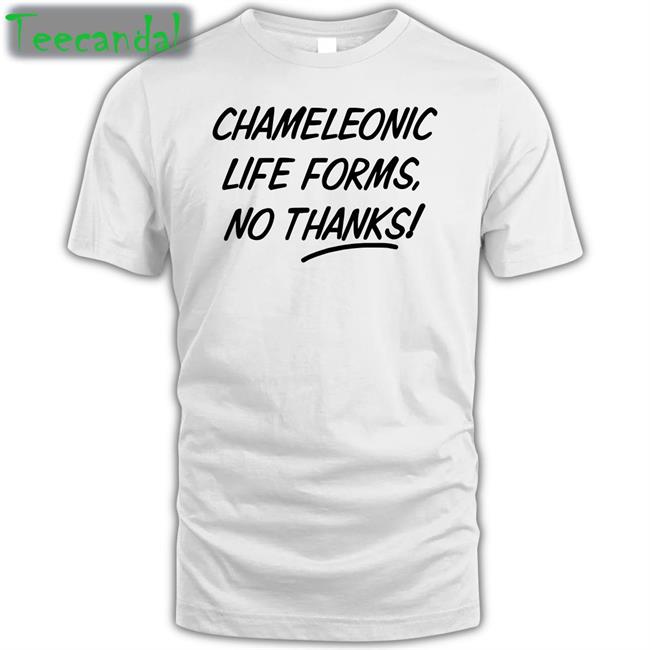 Red Award Quote Chameleonic Life Forms No Thanks Hoodie
