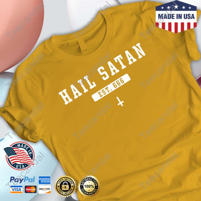 Ron Desantis Hail Satan Est 666 Tee Shirt