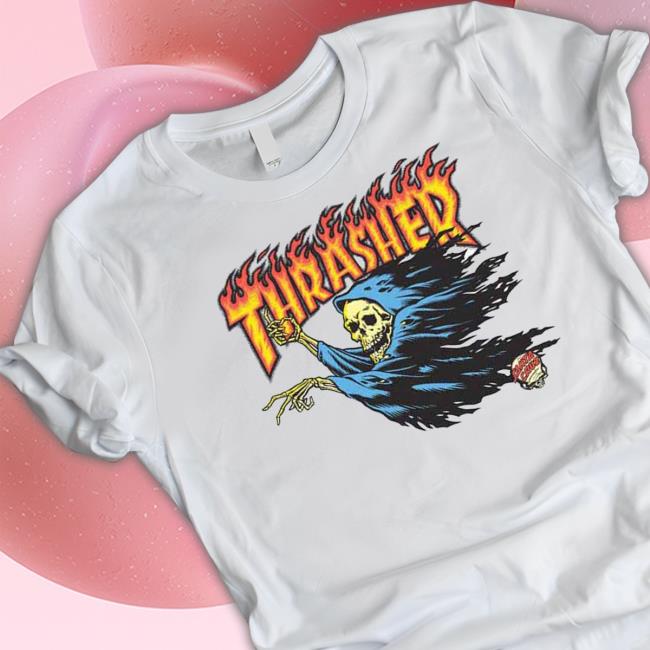 Socalskateshop Santa Cruz X Thrasher O'brien Reaper Heavyweight Long Sleeve T-Shirt