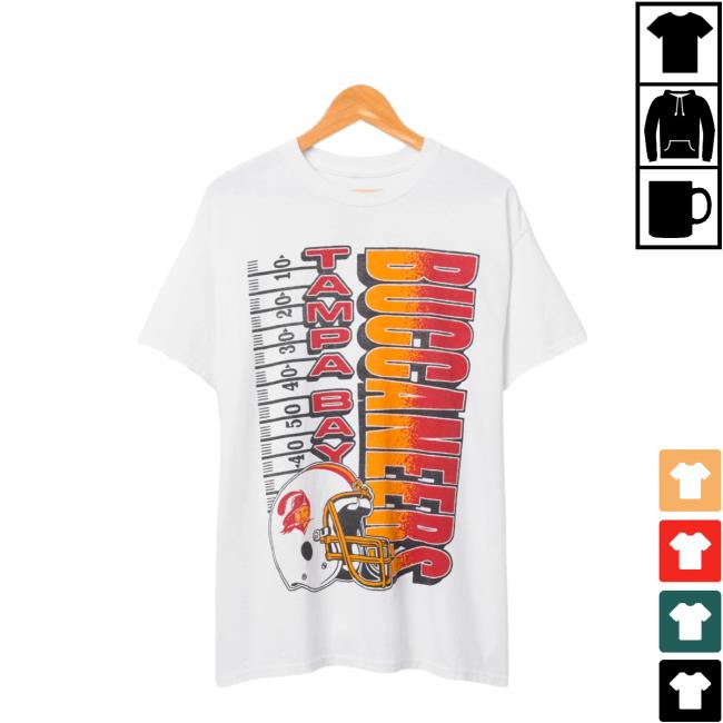 Official Junk Food Apparel Clothing Store Shop Junkfoodclothing Tampa Bay Buccaneers Helmet Yardage Flea Market T-Shirts