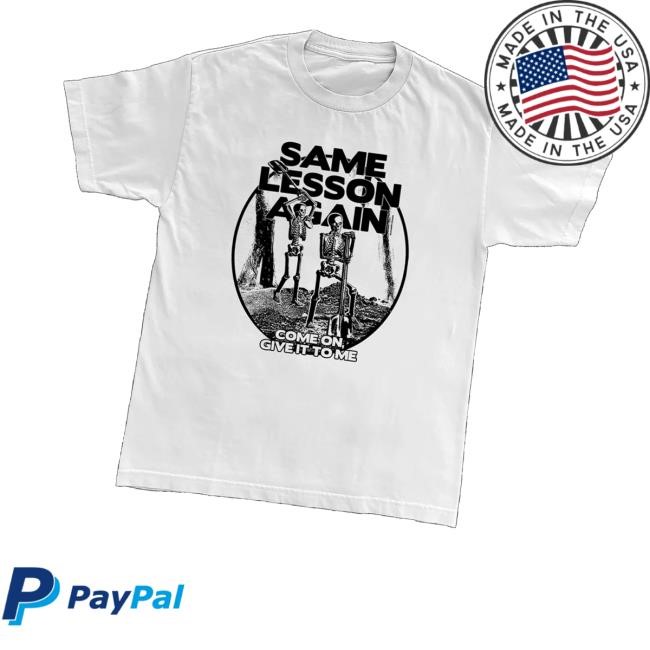 Paramore Merch Store Shop Same Lesson Again Thick Skull New Shirt