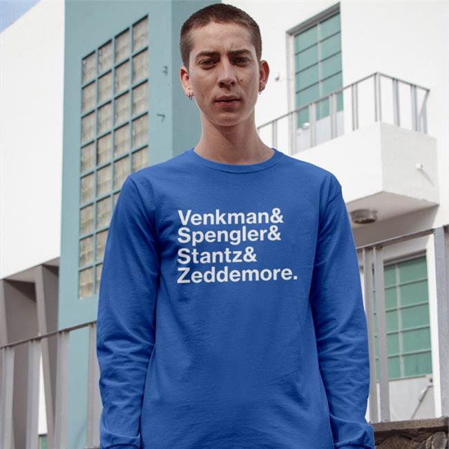 Venkman Spengler Stantz Zeddemore T Shirts Baseball Chickie