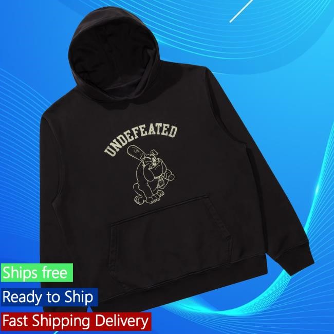 Undefeated Merch Undefeated Bulldog Pullover Hoodie Sweatshirt