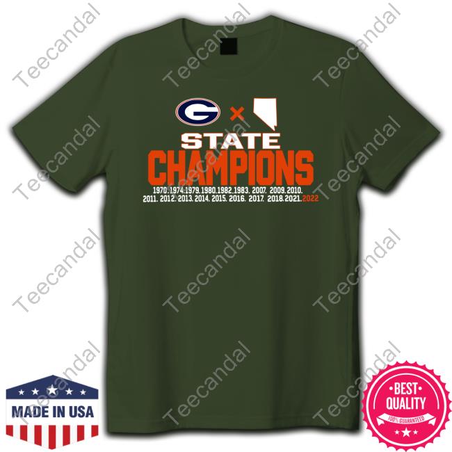 Rausch Kicking Georgia Vs Nevada State Champions Long Sleeve Shirt